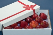 Box of Red Apples
